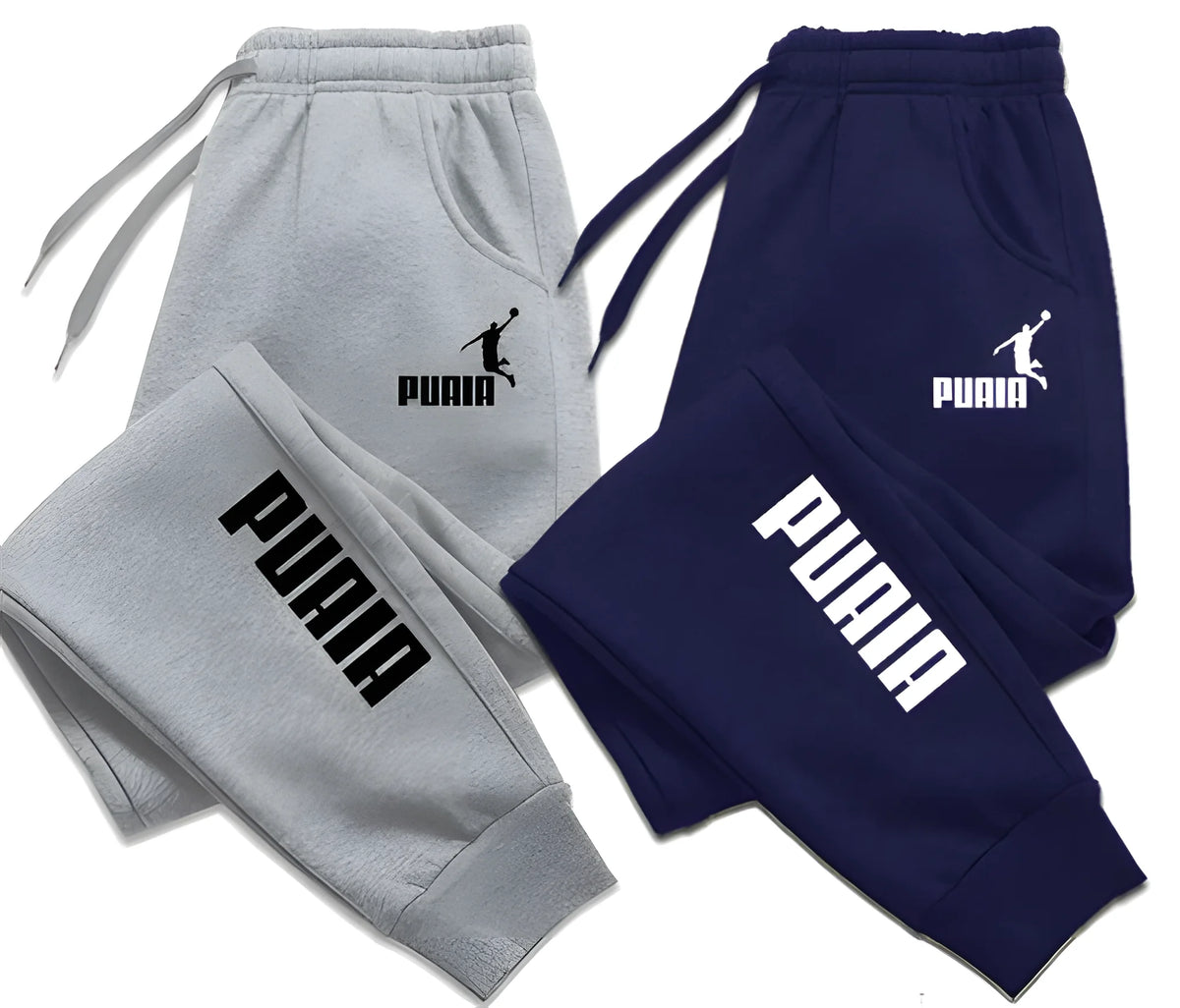 Men's Print Jogging Pants Casual Polyester Trousers