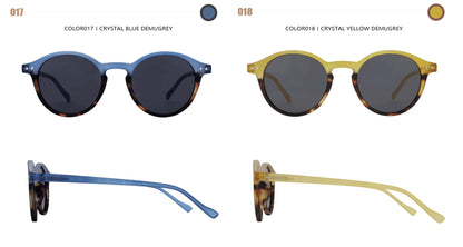 ZENOTTIC Retro Circular Polarized Sunglasses S Size
