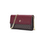 Brown PU Messenger Bag with Magnetic Flip Closure