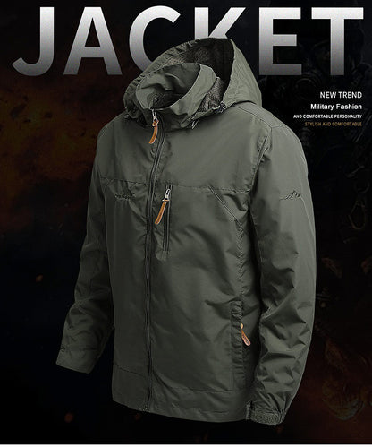 Men's Tactical Waterproof Windbreaker Jacket