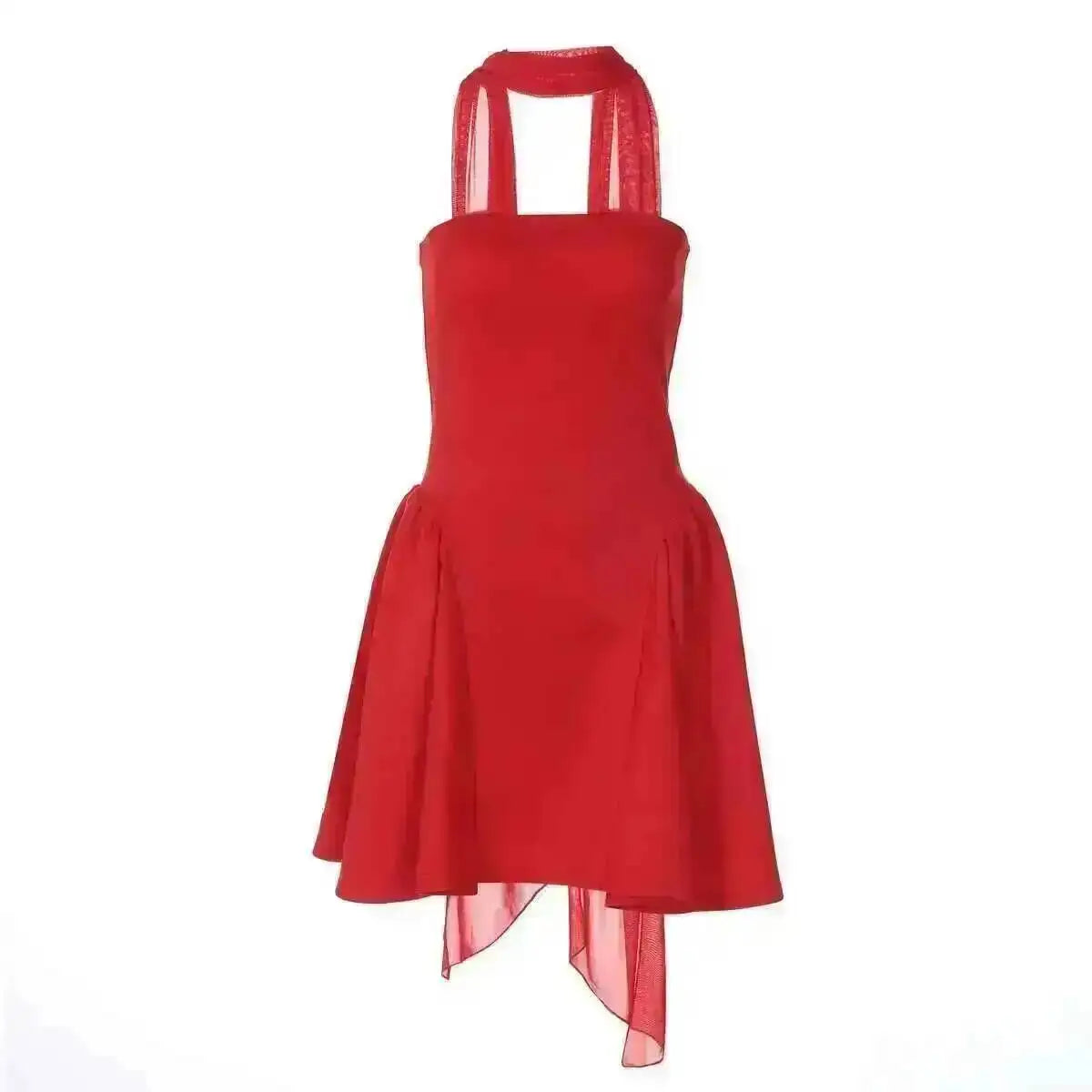 Avrilyaan Off Shoulder Backless A-line Mini Dress