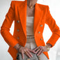 Casual Long Sleeve Women Blazer Office Jacket