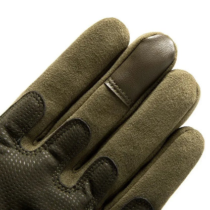 Tactical Touch Screen Motorcycle Gloves Black Green Brown