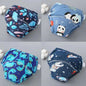 4PCS Reusable Cotton Baby Diapers for Potty Training