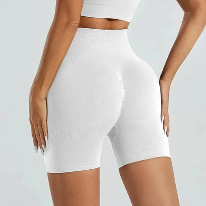 High Waist Seamless Gym Shorts for Women