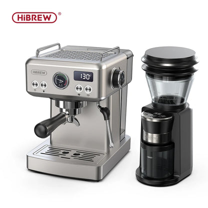HiBREW 20Bar Semi Automatic Espresso Machine Stainless Steel