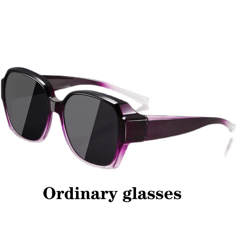 Round Polarized Sunglasses for Prescription Glasses
