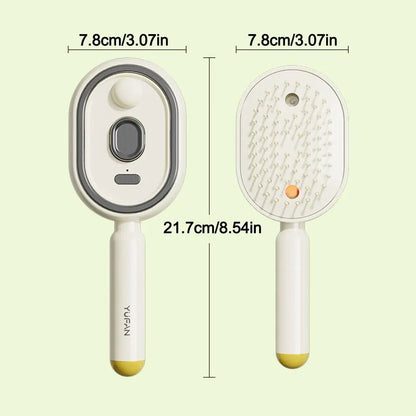 Electric Hair Care Spray Massage Comb ABS Pink