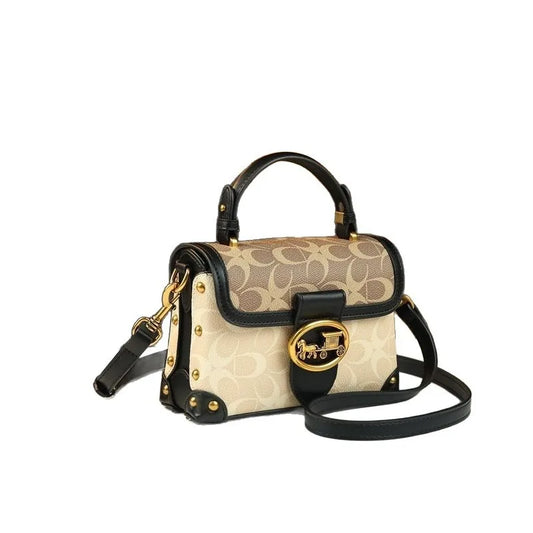 Stylish PU Box Bag for Women with Sequined Design