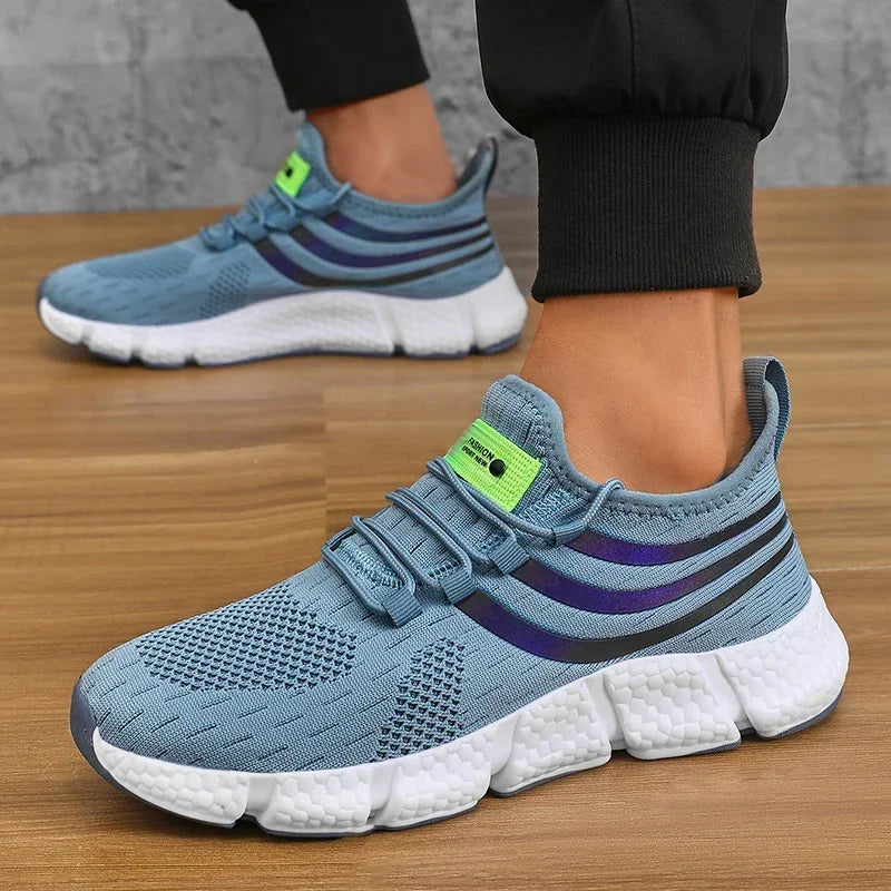 Men's Breathable Platform Running Sneakers
