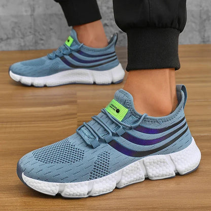 Men's Breathable Platform Running Sneakers
