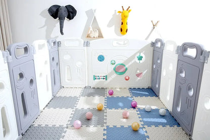EVA Foam Interlocking Baby Play Mats 30x30CM 16PCS