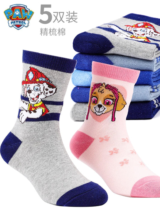 Genuine Paw Patrol Cartoon Socks for Kids