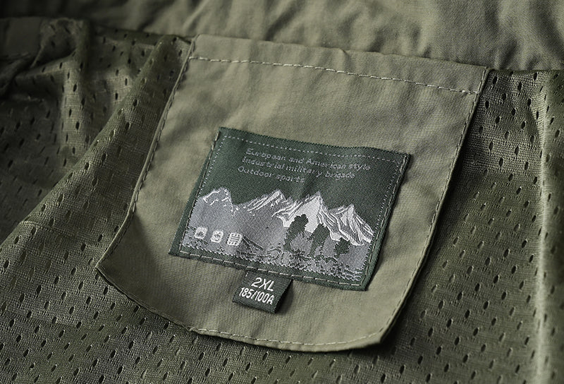 Men's Tactical Waterproof Windbreaker Jacket