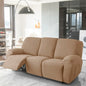 Soft Polyester Recliner Sofa Cover Solid Color