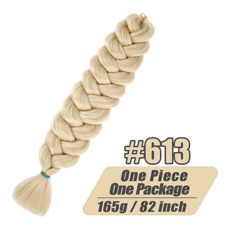 Kanekalon Jumbo Braiding Hair 82 Inch Kinky Straight