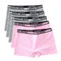 Teenage Girls Cotton Panties Solid Color Mid Waist Briefs