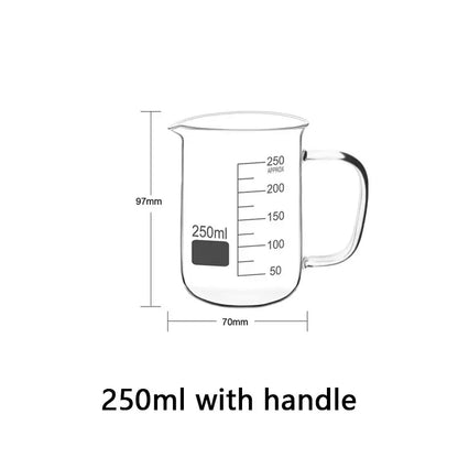 Glass Measuring Cup With Handle Heat-resistant 50-1000ml