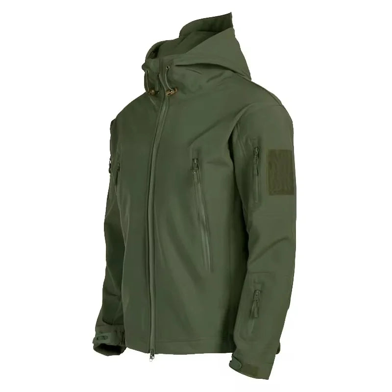 Military Soft Shell Jacket Men Tactical Waterproof