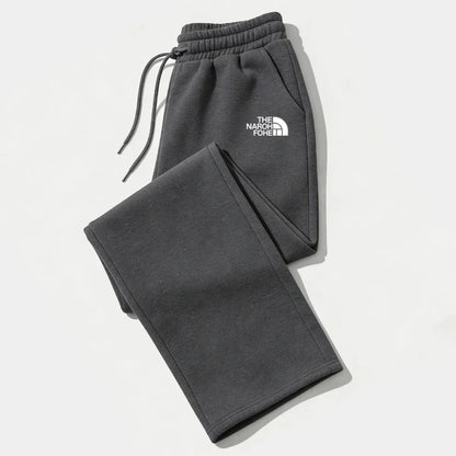 Womens Fleece Straight Leg Joggers Casual Pants