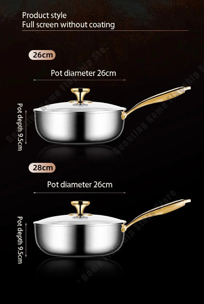 28cm Stainless Steel Non-Stick Frying Pan