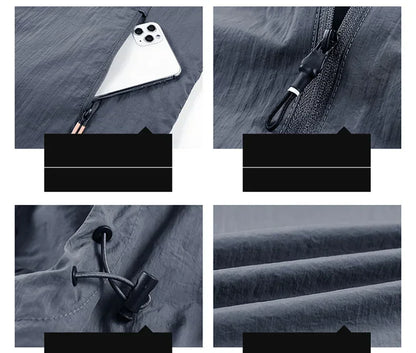 Men's UV Protection Quick Dry Windbreaker Jacket