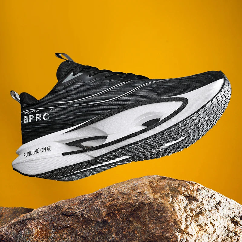 Men's Casual Running Shoes with Fabric Upper