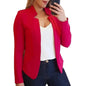 Women Blazer Jacket Long Sleeve Thin Coat