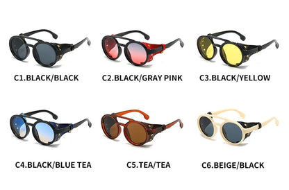 Retro Round Sunglasses for Men and Women UV400