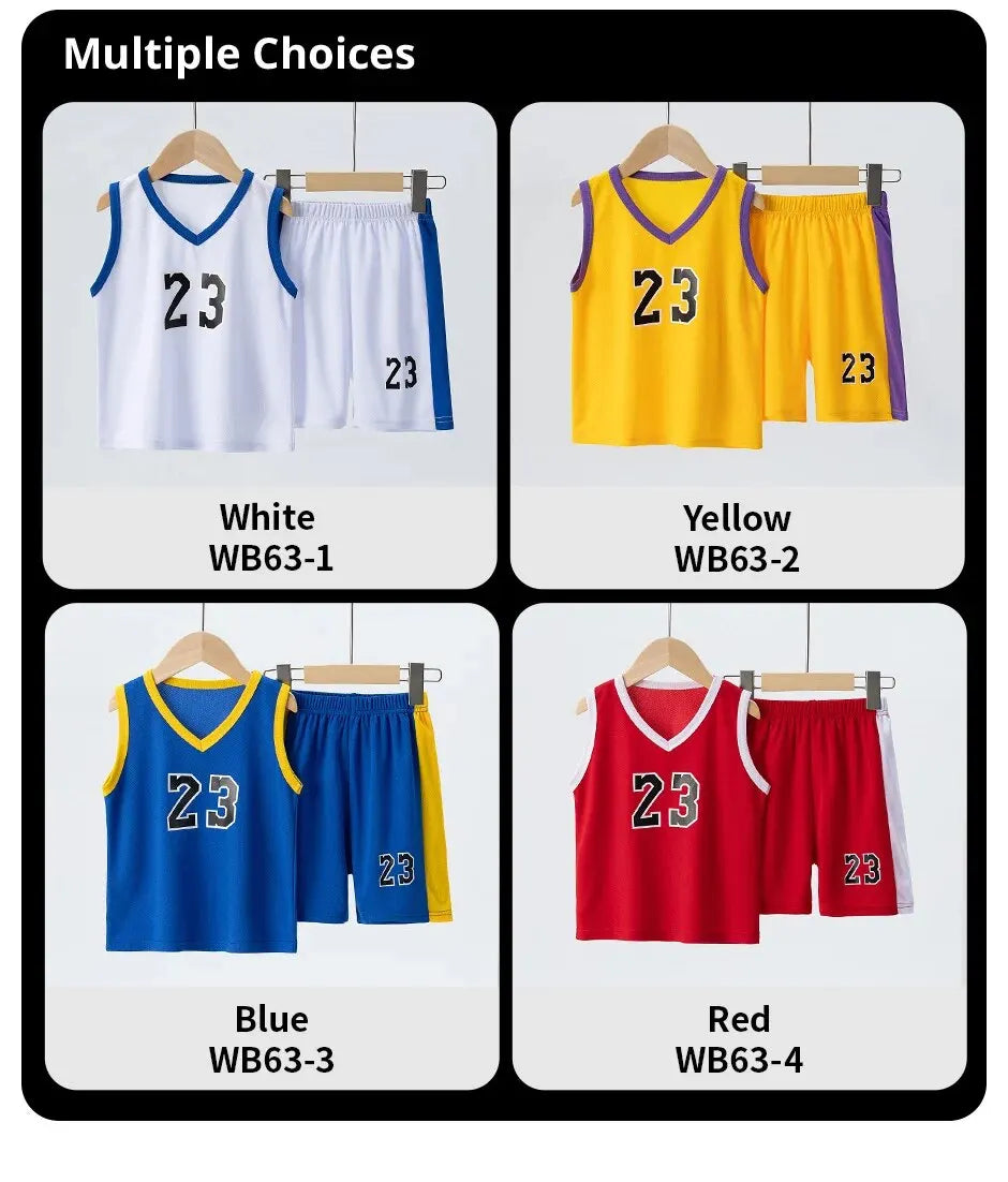 Children's Quick-Drying Sports Suit Casual Mixed Color Set