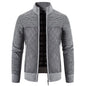 Men's Slim Fit Stand Collar Zipper Jacket