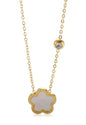 Vintage Textured Stainless Steel Necklace