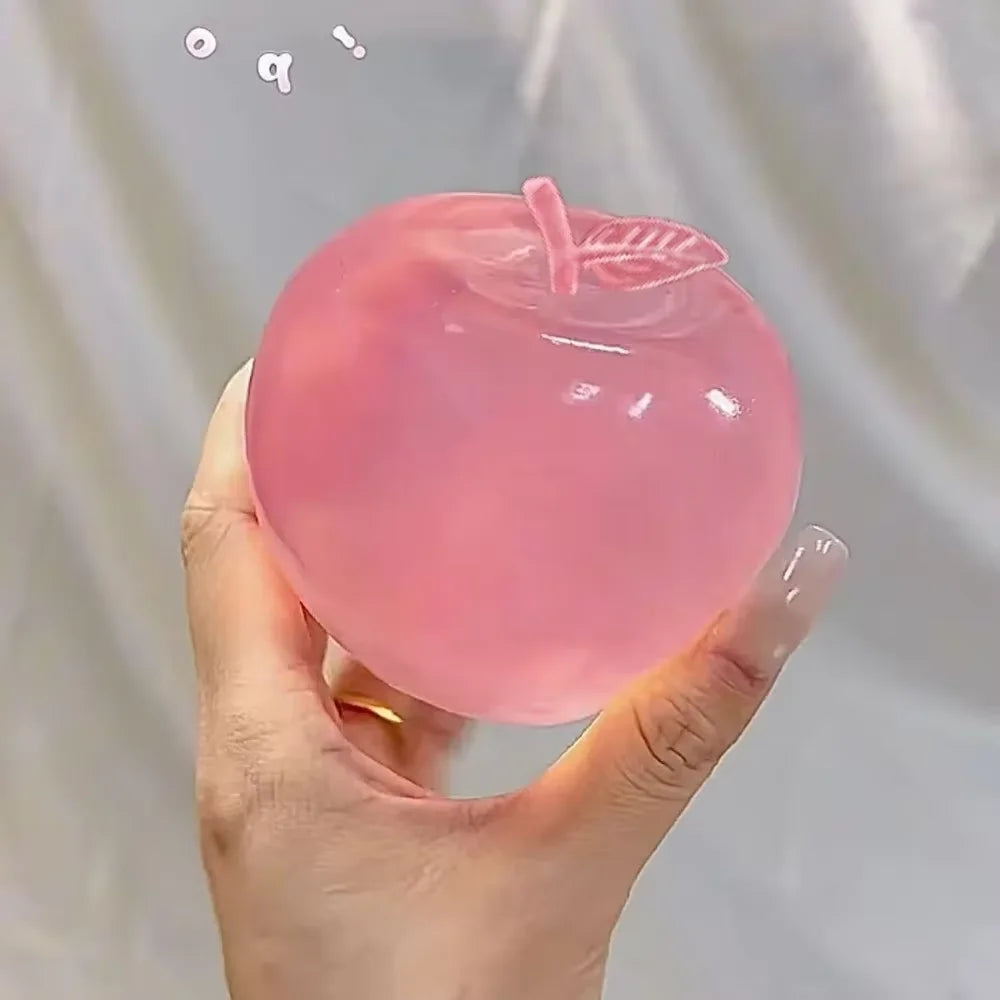 Squishy Green Apple Stress Ball Soft Fidget Toy