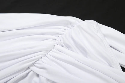 Sexy Halter Dress Women Backless Ankle-Length Polyester