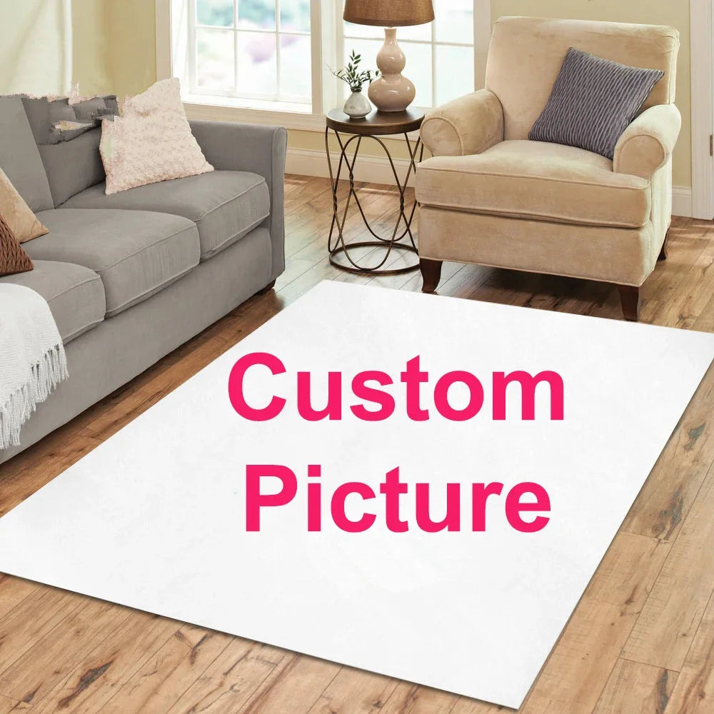 Custom Logo Rug Personalized Area Mat for Home