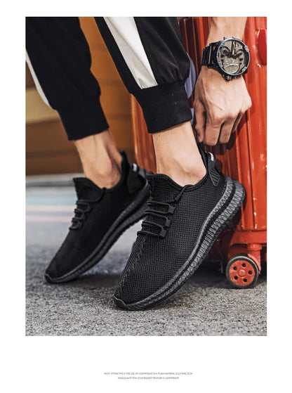 Men's Breathable Non-Slip Sports Sneakers for Outdoor Use