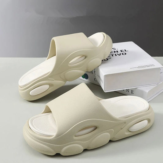 Men's Summer Platform Slides EVA Non-slip Beach Shoes
