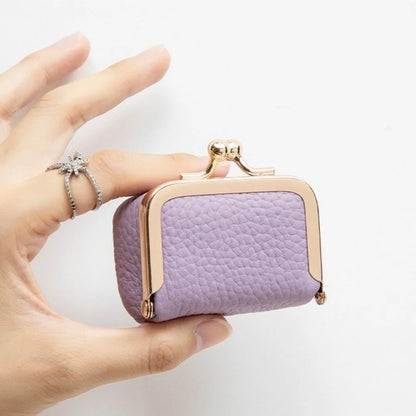 Genuine Leather Coin Purse Mini Small Item Bag