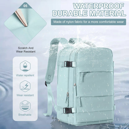 Waterproof Nylon Business Laptop Backpack 40x20x25