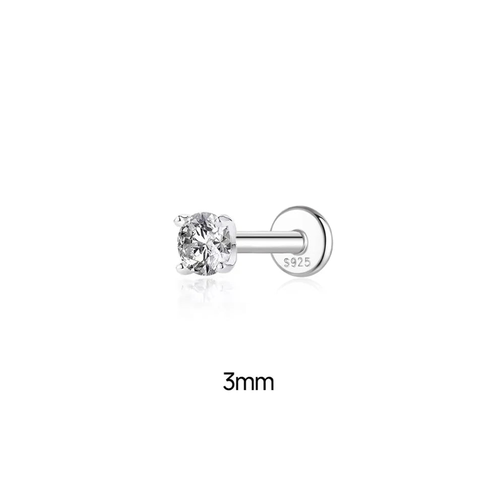 Canner Moissanite Stud Earrings 925 Sterling Silver