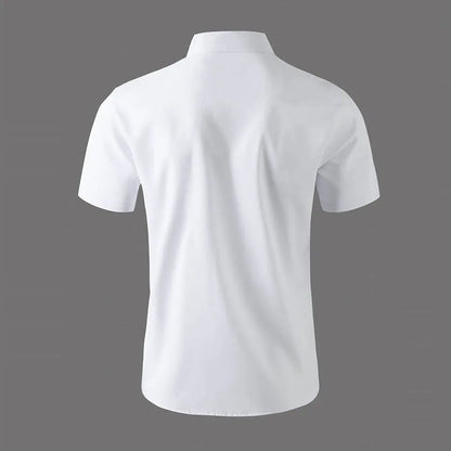 Men's Casual Short Sleeved Shirt Polyester Blend