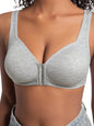 Women's Wire-Free Front Closure Full Coverage Bra