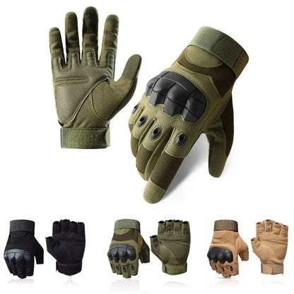 Tactical Touch Screen Motorcycle Gloves Black Green Brown