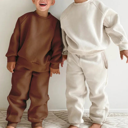 Children's Fleece Sports Set Sweatshirt and Pants