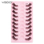 YSDO 5/10 Pairs Natural Soft Black Half Lashes