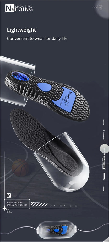 High Elastic EVA Shock Absorption Insoles for Running
