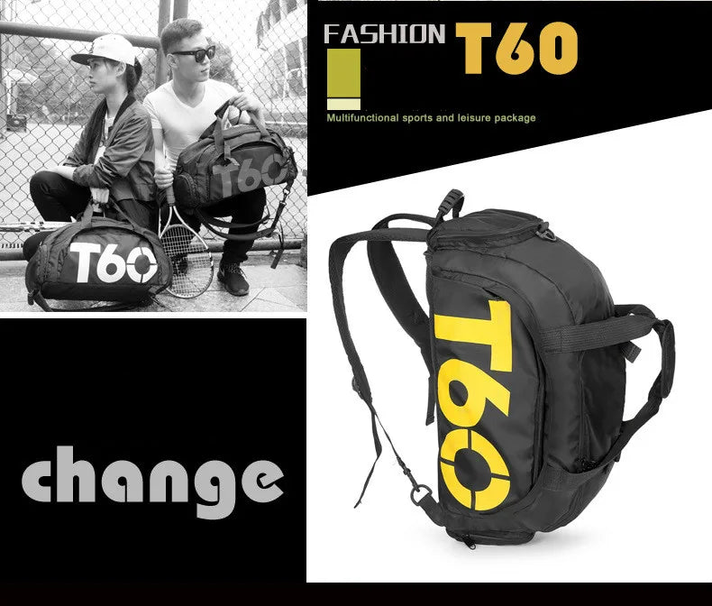 Waterproof Nylon Gym Bag for Fitness and Travel