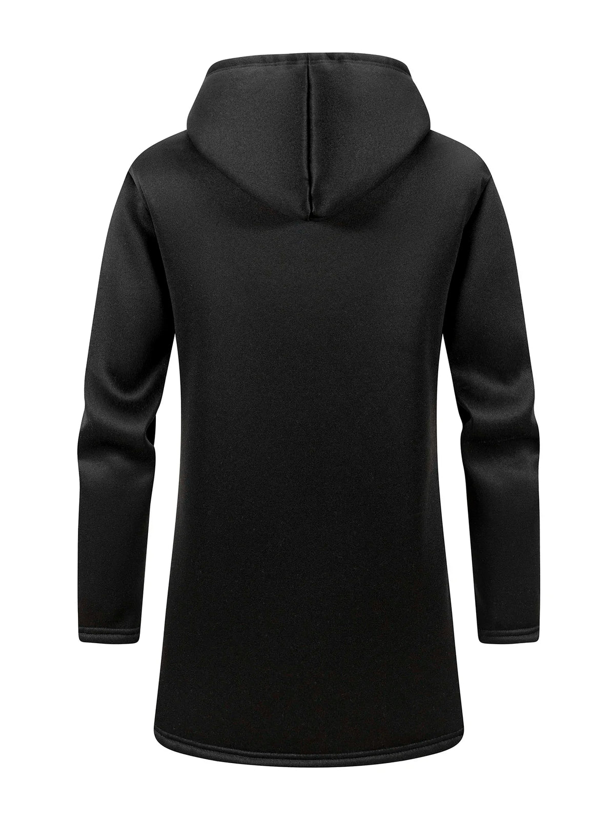 Men's Fleece Hooded Windbreaker Jacket