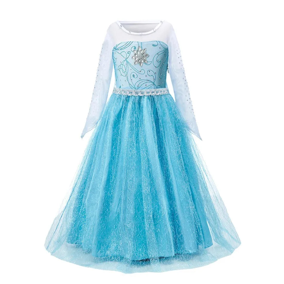 Kids Princess Dress Cinderella Cosplay Costume for Girls