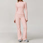 Yoga Suit Sports Set for Women Long Sleeve Athletic Wear